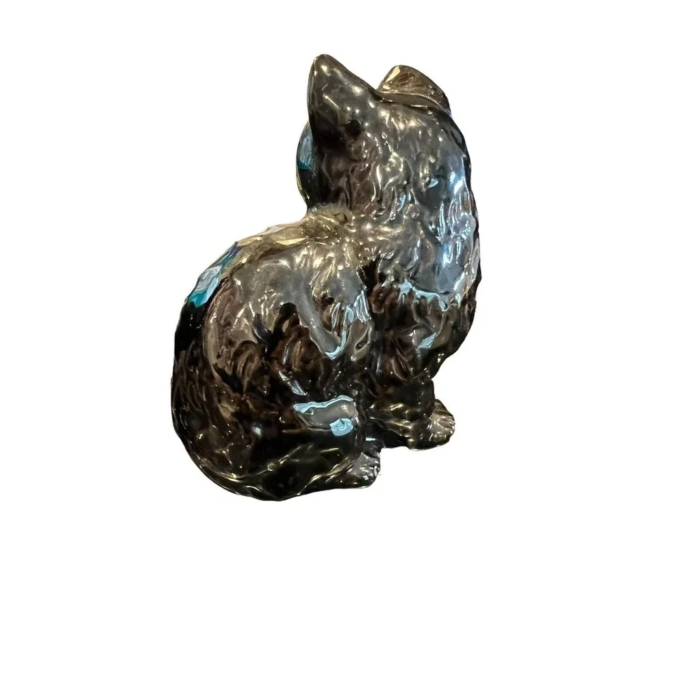ENESCO IMPORTS JAPAN Black Cats Salt and Pepper Shakers Large‎